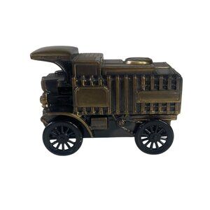Banthrico 1906 Mack Truck 1974 Chicago Coin Bank Rare Vintage Brass Bronze